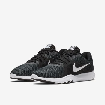 Nike Flex TR8 - Női Edzőcipő - Fekete/Sötét Szürke/Fehér